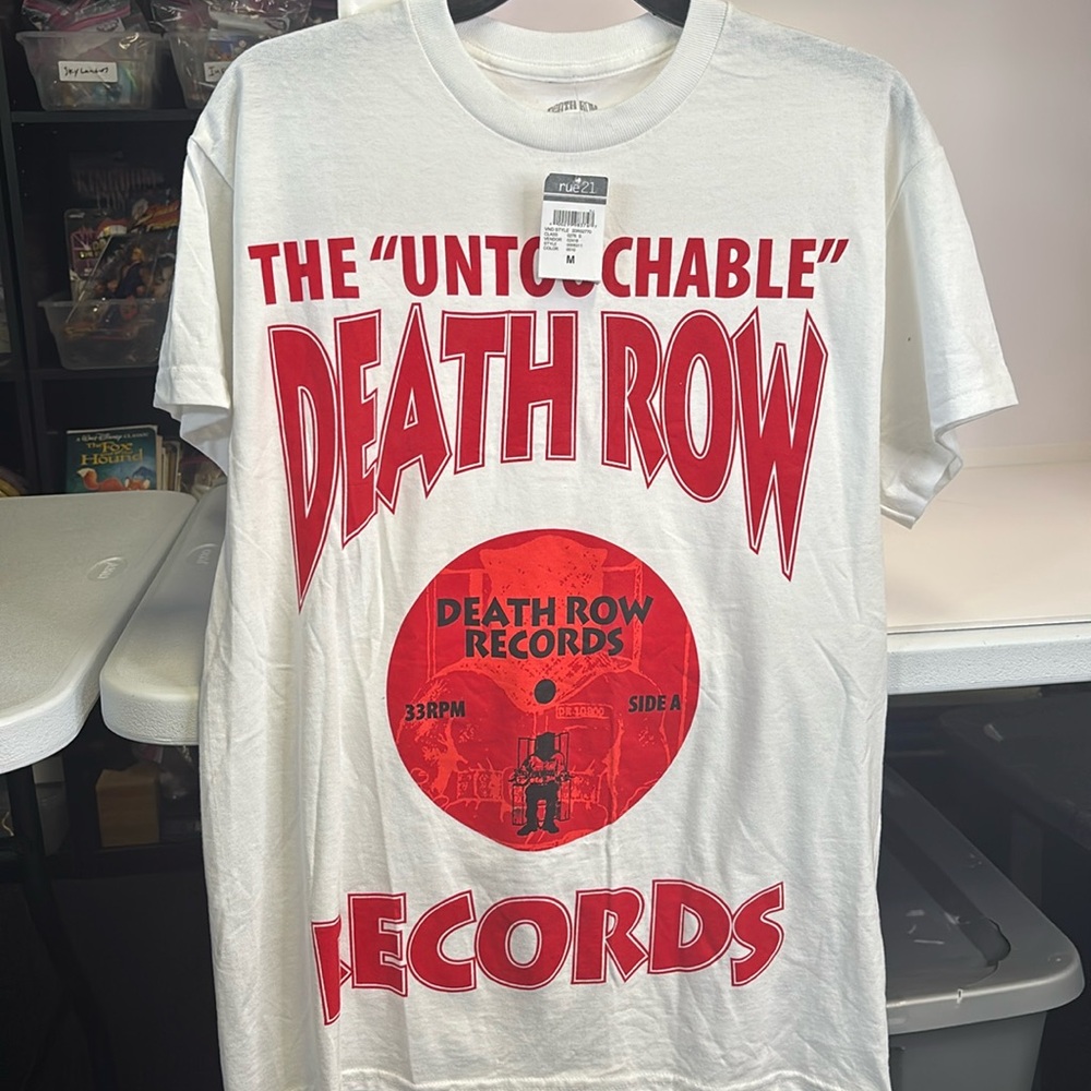 Brand new Death Row Records t-shirt with tags